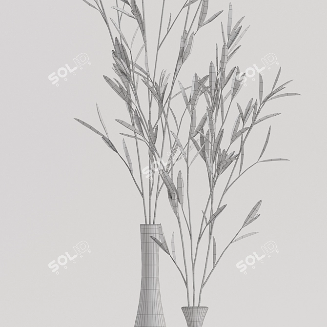 Floral Beauty 22 - Handcrafted Bouquet 3D model image 2