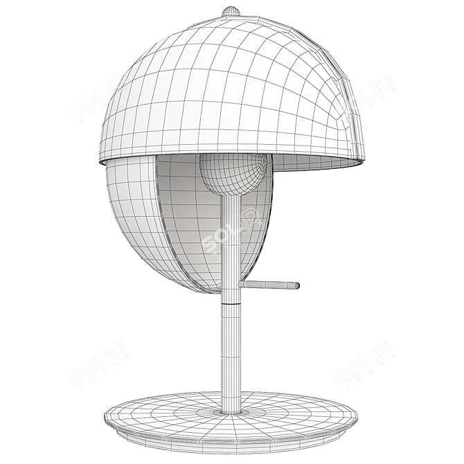 Elegant Modern Pendant Light Fixture 3D model image 1