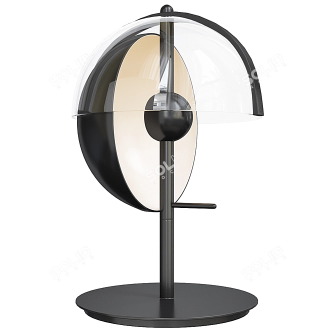 Elegant Modern Pendant Light Fixture 3D model image 2