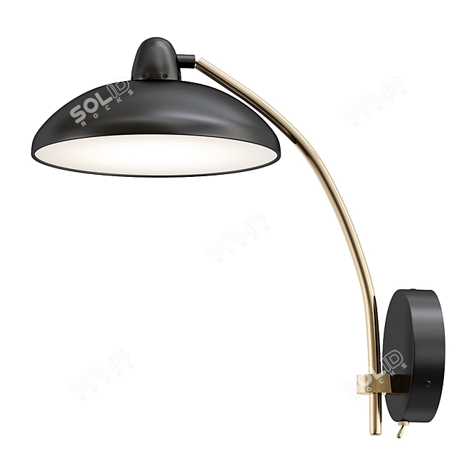 Elegant Saucer 3D Model Kit 3D model image 2