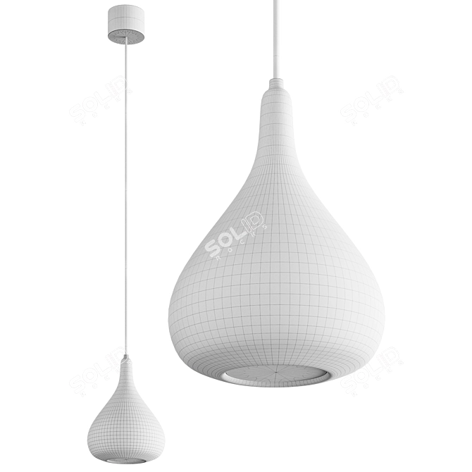 Granada Pendant Light Fixture 3D model image 1