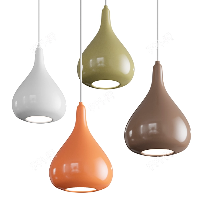 Granada Pendant Light Fixture 3D model image 2