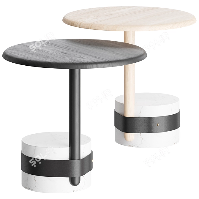Champignon Accent Table by Morica 3D model image 1