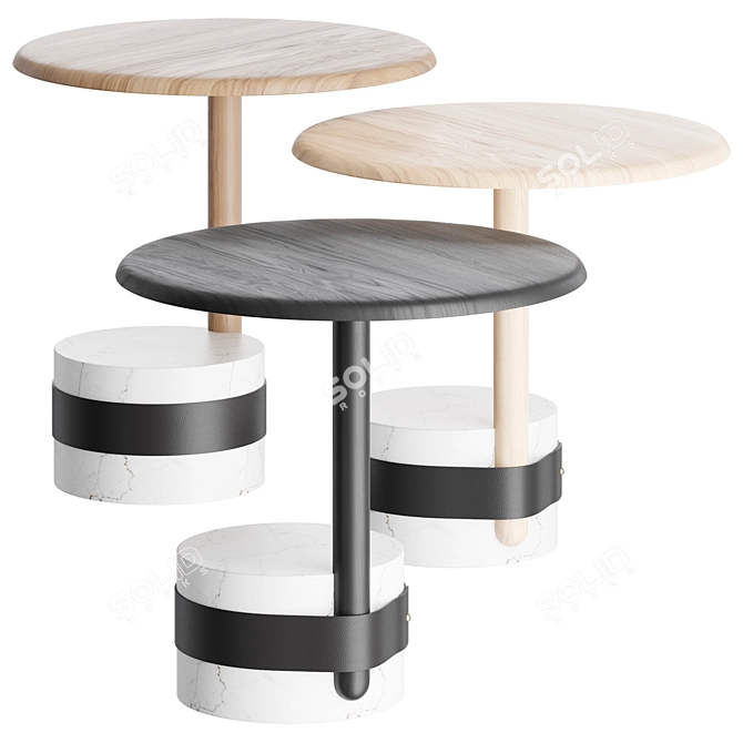 Champignon Accent Table by Morica 3D model image 4