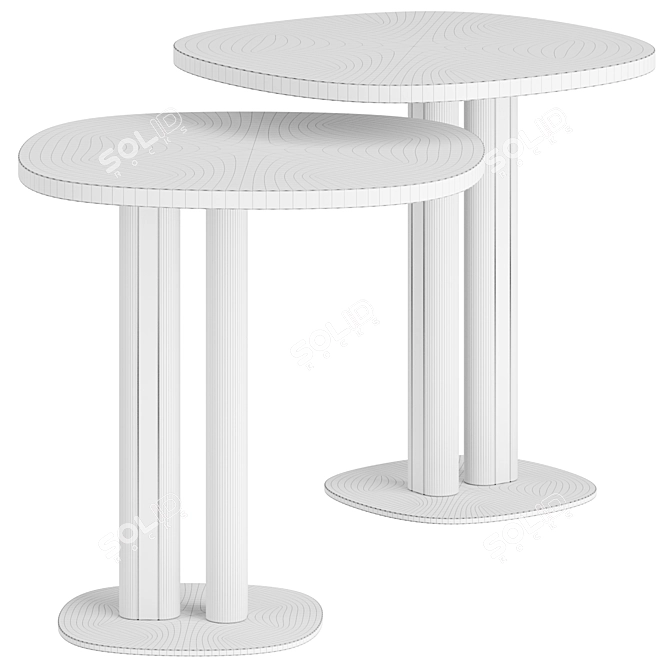 Manhattan Coffee Table Enjoy Collection 3D model image 2