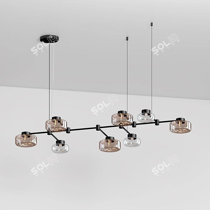 Modern Elegant Alexis P Chandelier 3D model image 1