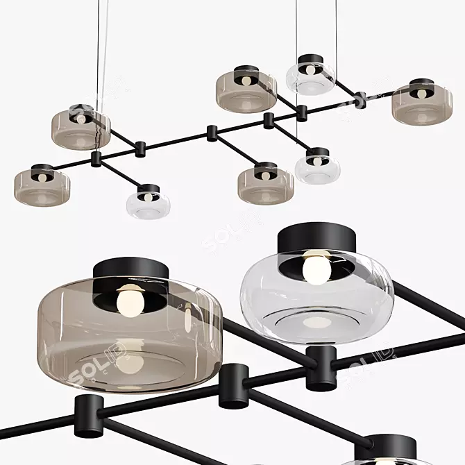 Modern Elegant Alexis P Chandelier 3D model image 4