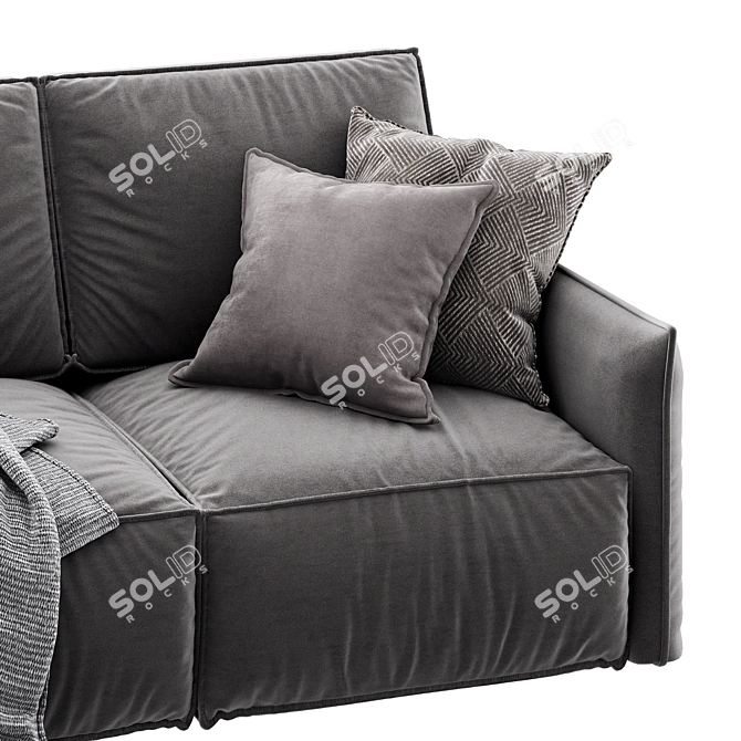 Olen Mini Sofa | Two Color Variants 3D model image 3