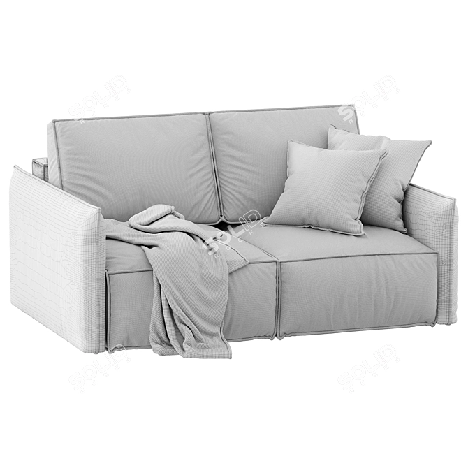 Olen Mini Sofa | Two Color Variants 3D model image 5