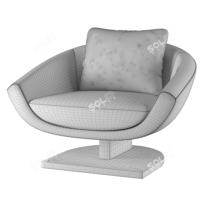 Modern RH Scala Chair 3D Model 3D model image 5