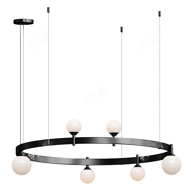 SKANDI Dino Pendant Light 3D model image 2