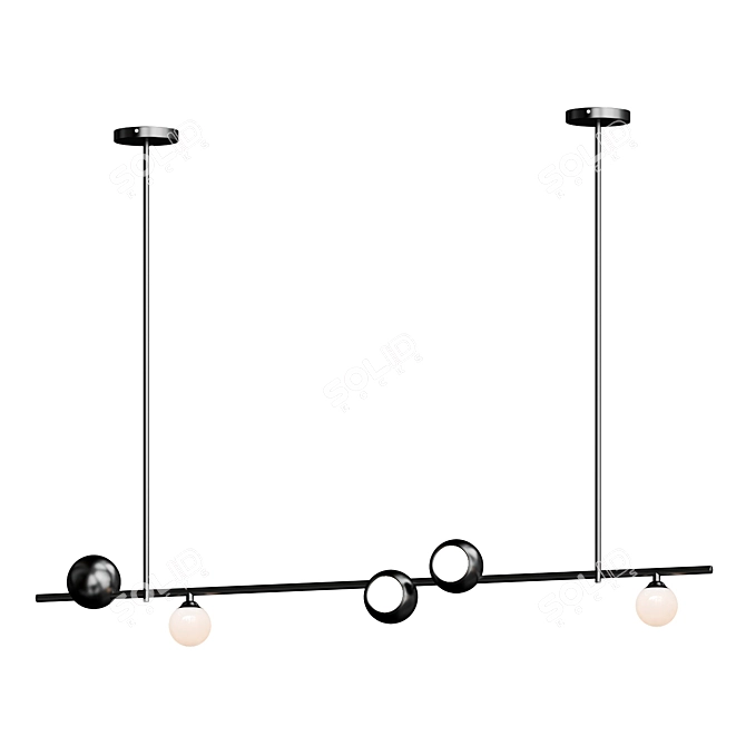 SKANDI Dino Pendant Light 3D model image 3