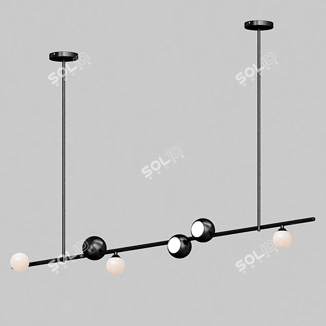 SKANDI Dino Pendant Light 3D model image 4