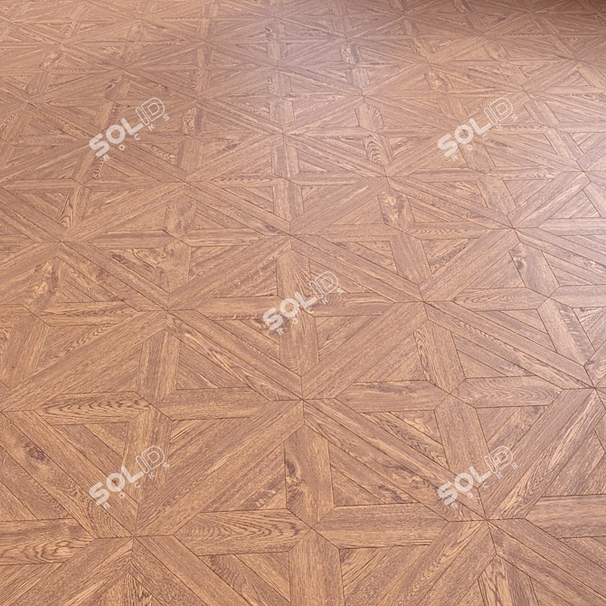  Modular Wood Flooring Model 3D model image 2