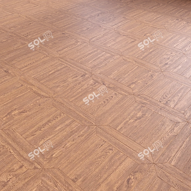  Modular Wood Flooring Model 3D model image 3