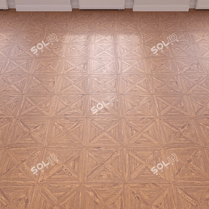  Modular Wood Flooring Model 3D model image 4