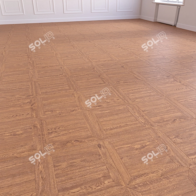  Modular Wood Flooring Model 3D model image 5