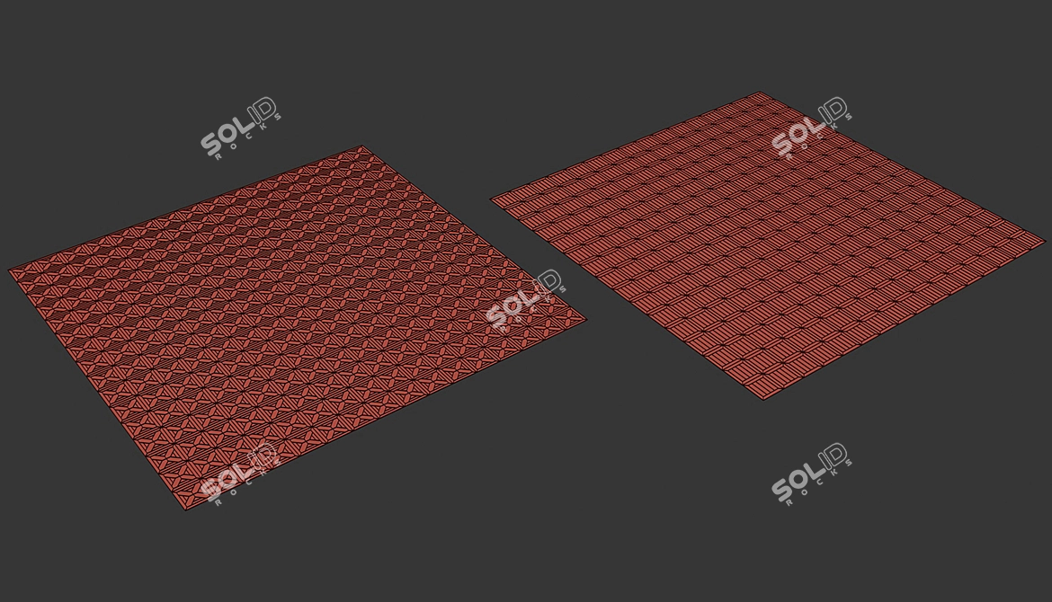  Modular Wood Flooring Model 3D model image 6