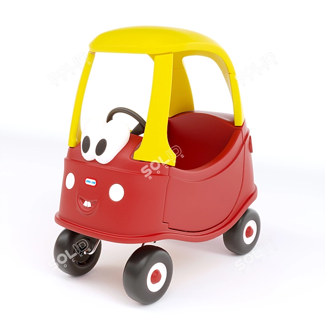 Miniature Toy Car Model Kit 3D model image 1