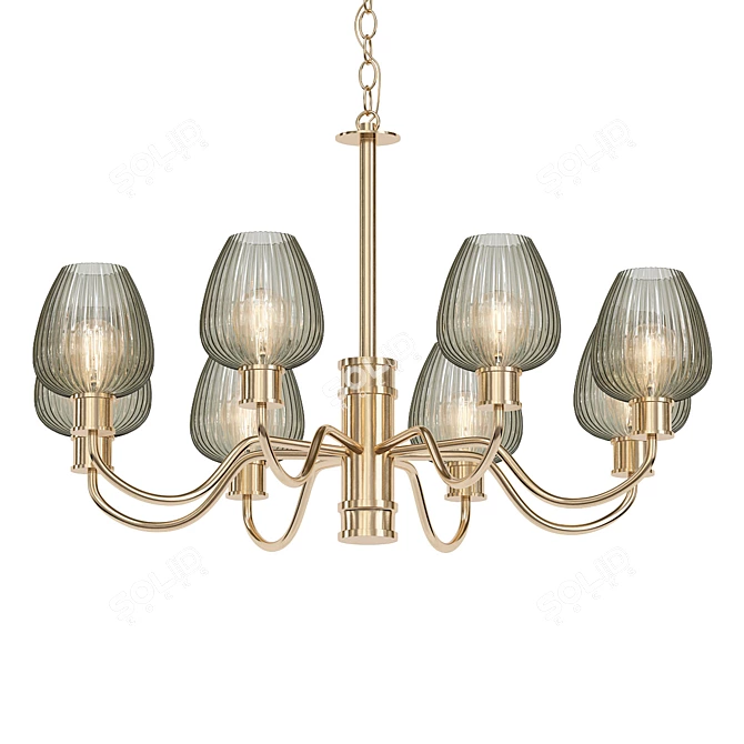 Modern Windsor Ceiling Light 3D model image 1