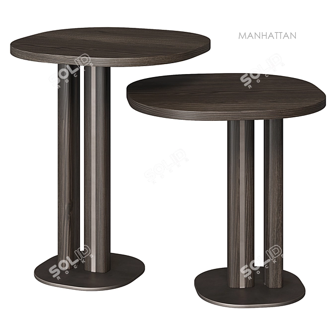 Morica Design MANHATTAN Side Table 3D model image 1