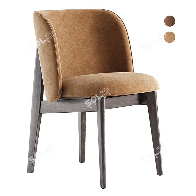 Modern Abrey Chair - 3Ds Render 3D model image 1