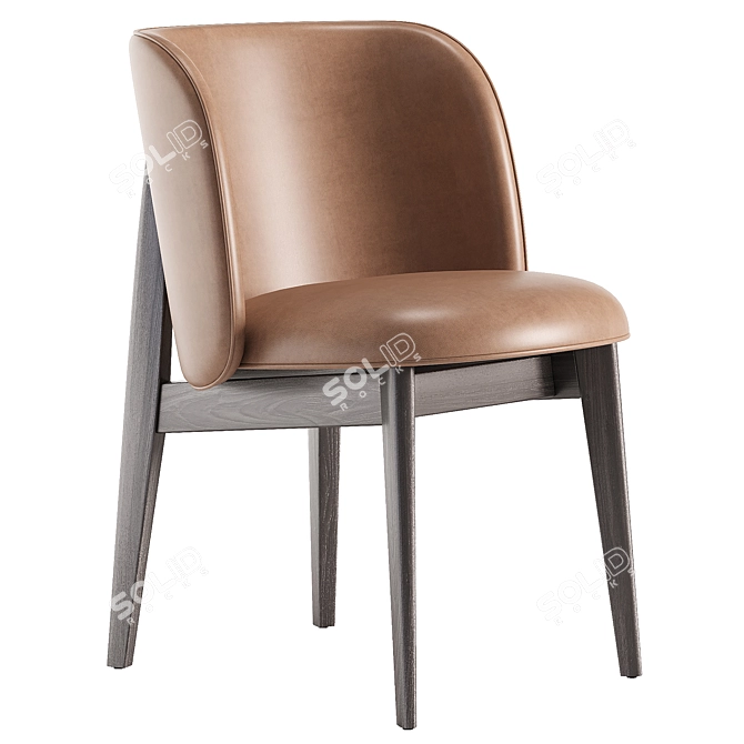 Modern Abrey Chair - 3Ds Render 3D model image 2