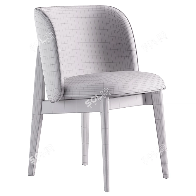 Modern Abrey Chair - 3Ds Render 3D model image 4