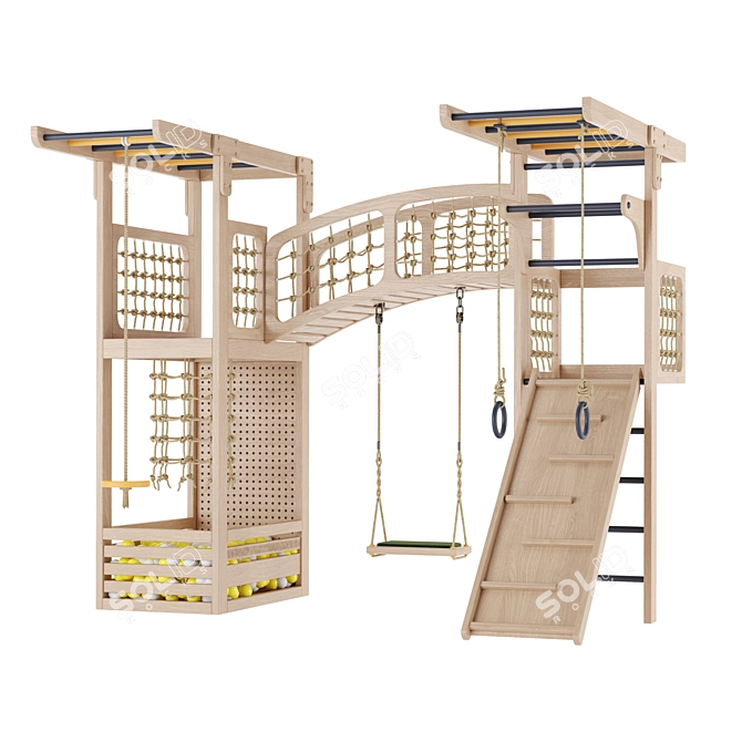 3D Model Toy Furniture Set 3D model image 2