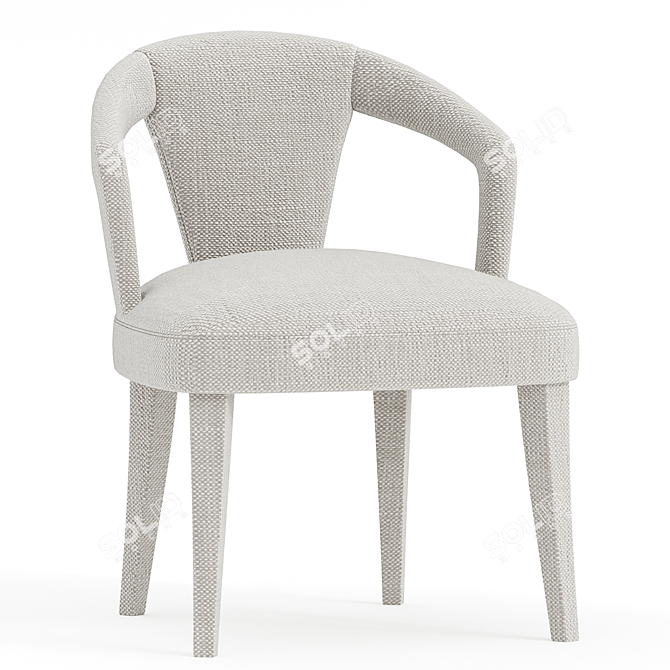 Elegant Mary Q Chair 3D model image 1