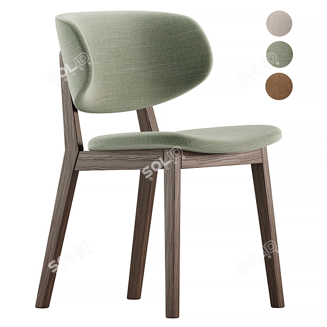 Modern Claire Chair 3D Model 3D model image 3