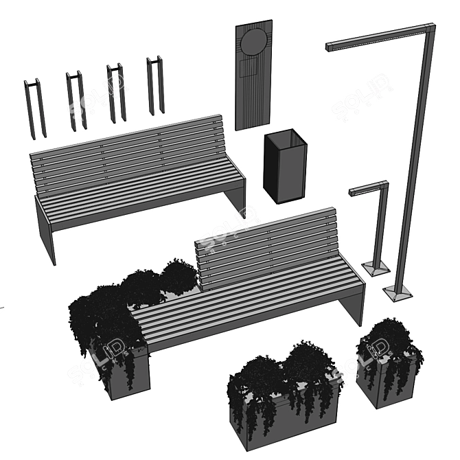 Outdoor Equipment: Poly 1184217 Verts 1823142 3D model image 4