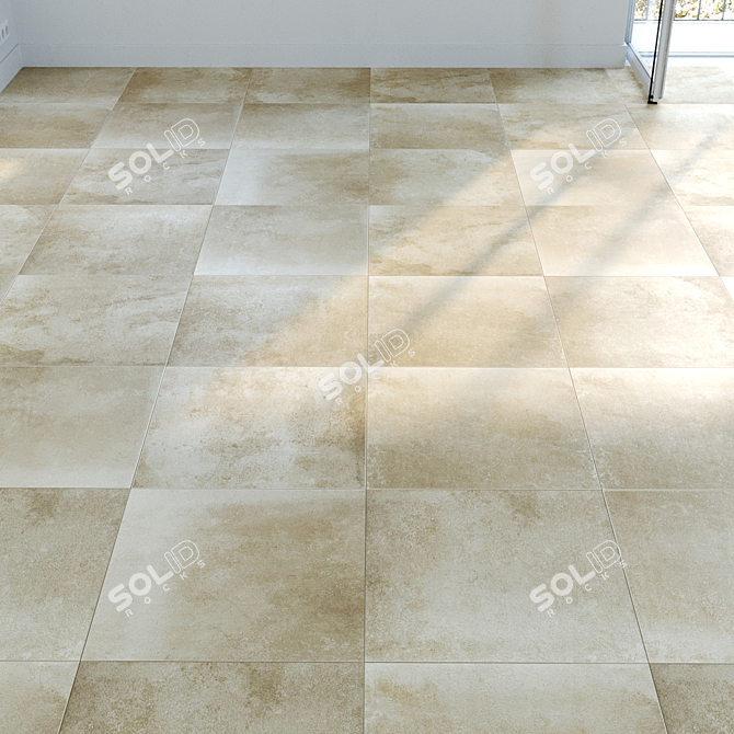 Terracina Stone Tile Set 10 3D model image 1