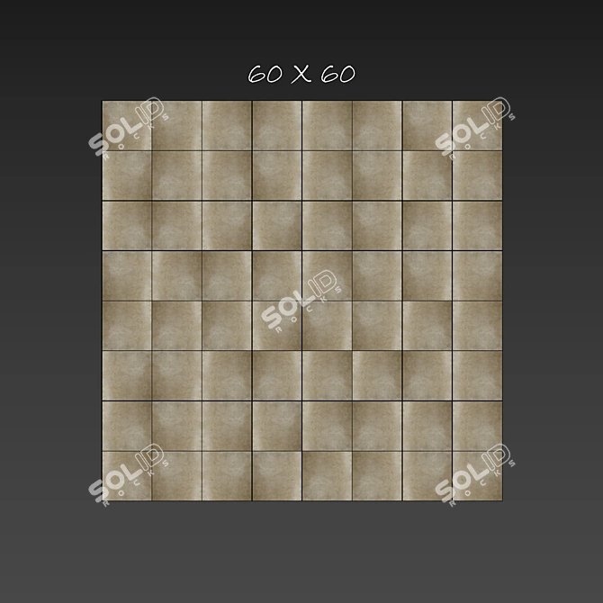 Terracina Stone Tile Set 10 3D model image 3