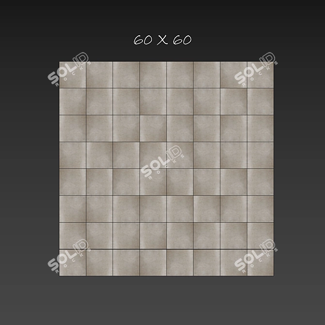 Terracina Stone Tile Set 10 3D model image 6