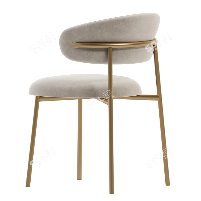 Elegant Oleandro Chair by Calligaris 3D model image 5