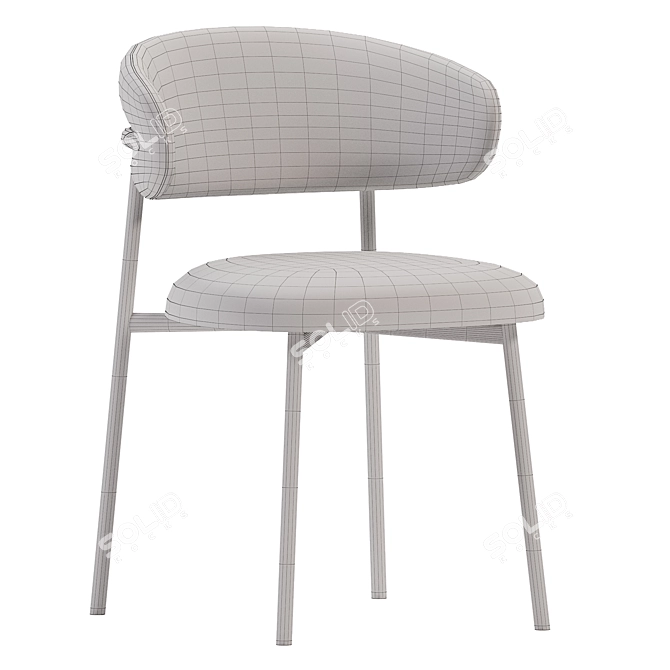 Elegant Oleandro Chair by Calligaris 3D model image 6
