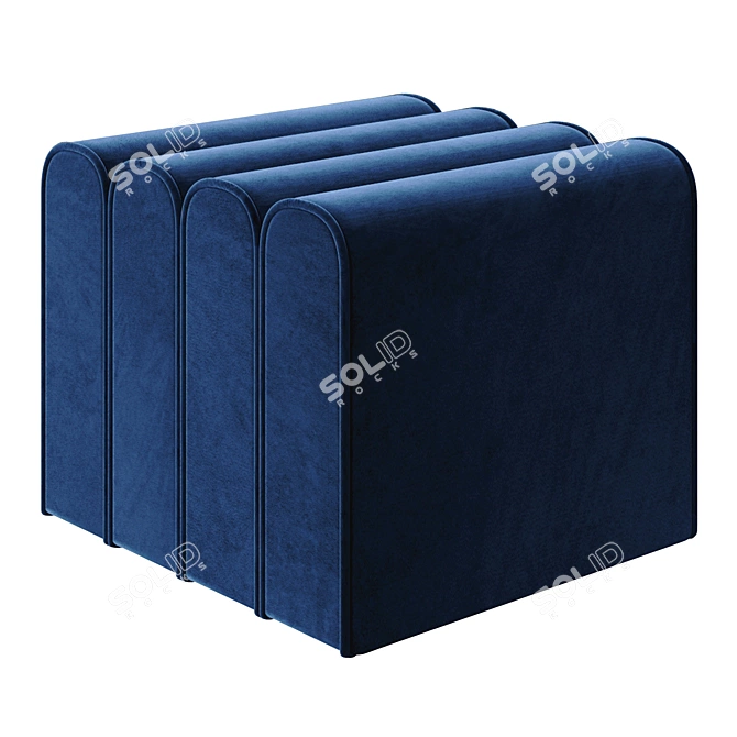 9 Color Corner Design Furniture 3D model image 1