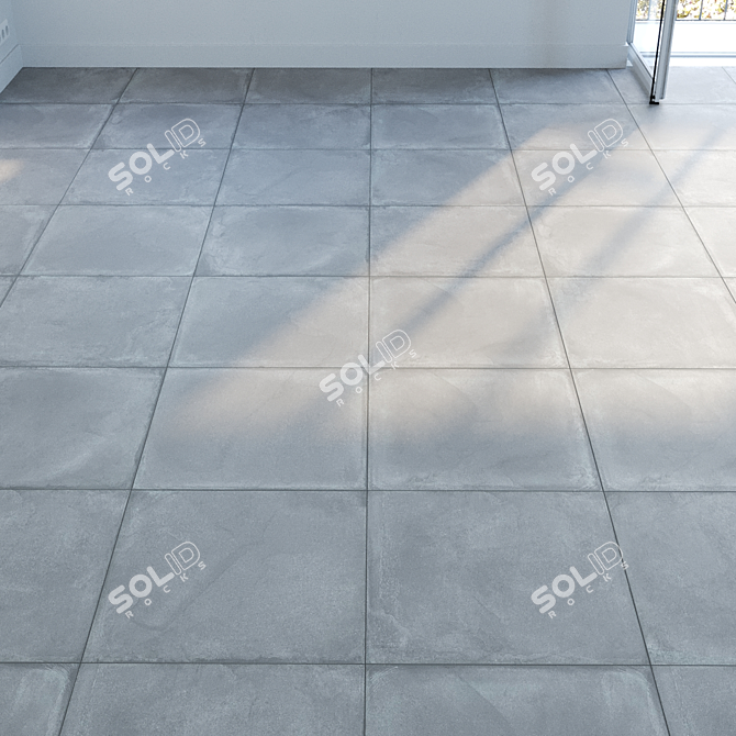 Castrovillari Gray Natural Stone Tiles 3D model image 1