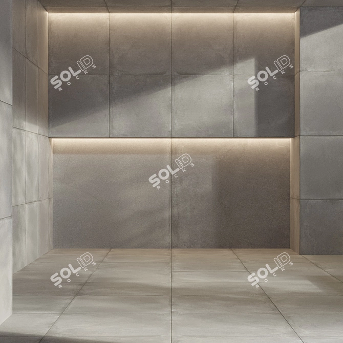 Castrovillari Gray Natural Stone Tiles 3D model image 7