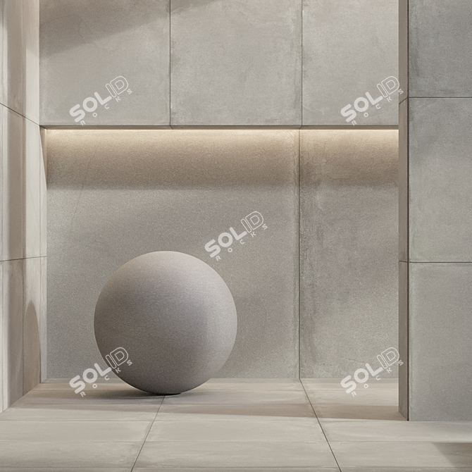 Castrovillari Gray Natural Stone Tiles 3D model image 8