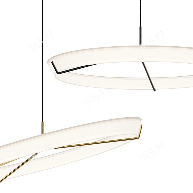 Vibia Halo Jewel Circular Light 3D model image 2