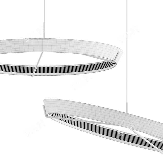 Vibia Halo Jewel Circular Light 3D model image 3