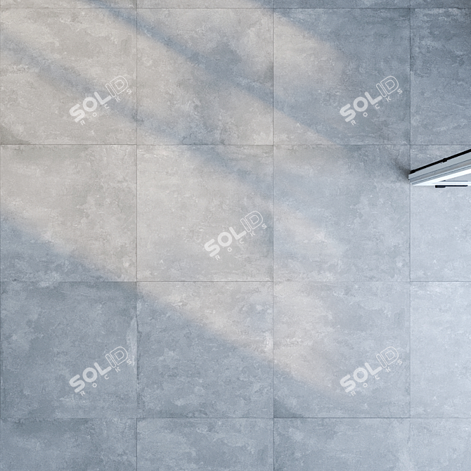 Cosmopolita Gray Stone Tile Set 3D model image 2