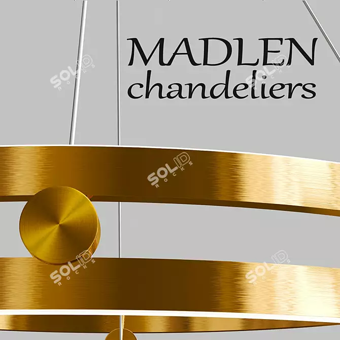 Elegant Contemporary Lamp MADLEN 3D model image 6