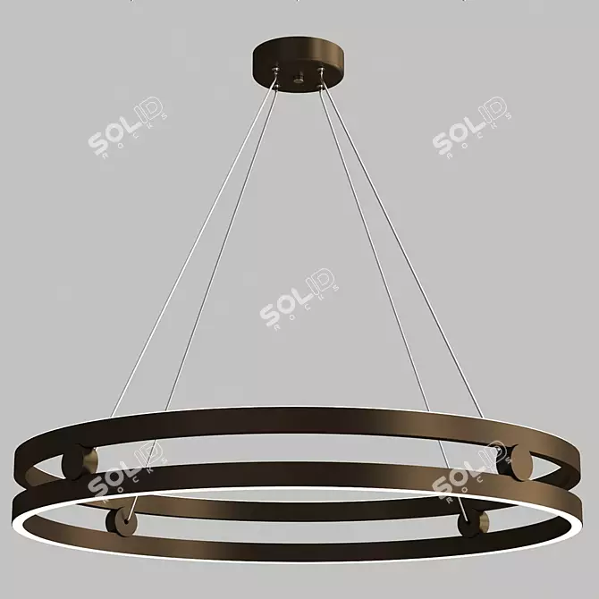 Elegant Contemporary Lamp MADLEN 3D model image 2