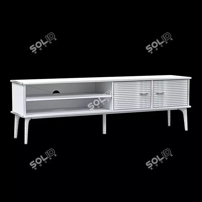 Modern Oak TV Stand Kendal 3D model image 3