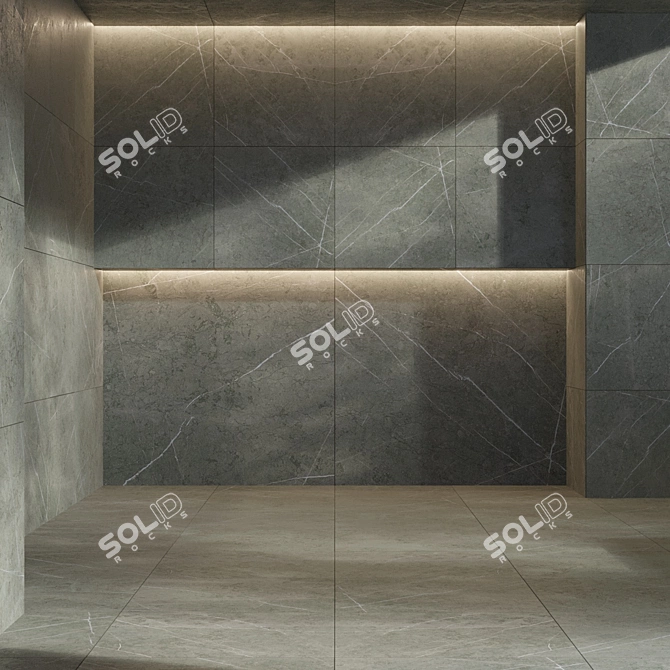 Tau Marmol Altamura Gray Tiles 3D model image 4