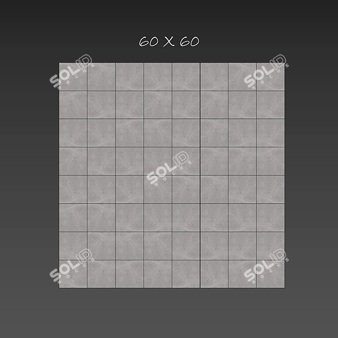 Altamura Silver Stone Tile Set 3D model image 3