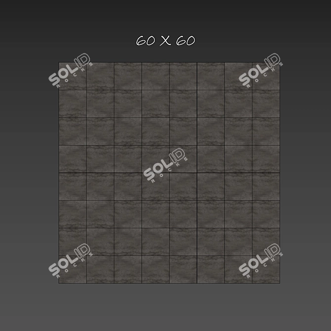  Graphite Stone Tile Set 3D model image 3